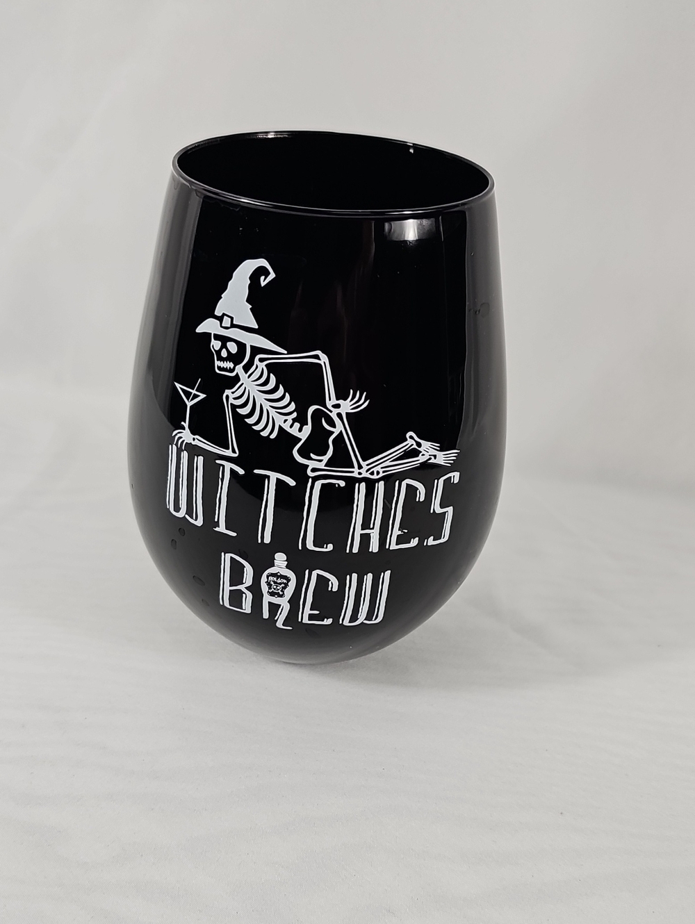 Free Add-On Item - Witches Brew Black Stemless Tumbler - Halloween Home Accent